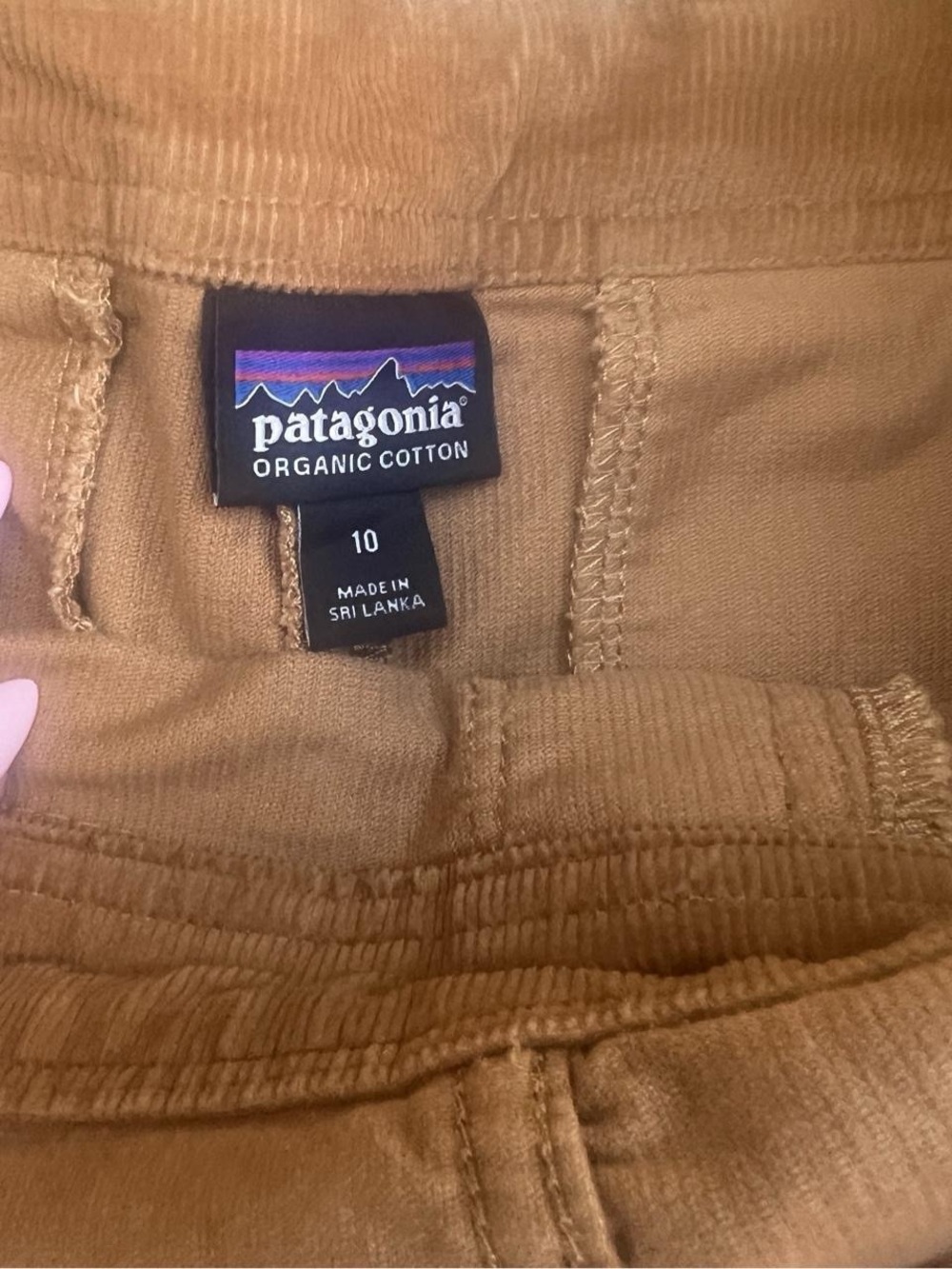 NWT Patagonia Corduroy Stand Up Overalls Size 10 Wide Leg - Picture 5 of 8